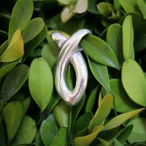 James Avery sterling silver ichthus slide pendant.